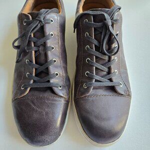 BORN Men's, Allegheny II Sneaker Leather Casual Sneaker Shoe Grey Sz 12 Lace Up